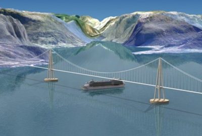 Utvikler unik hengebru på flytende fundament over Bjørnafjorden